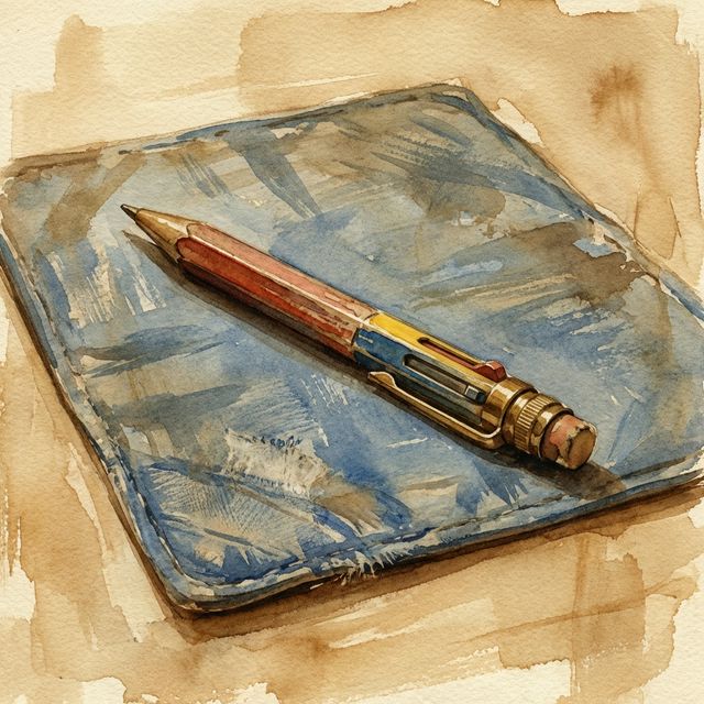 A vintage multi-color mechanical pencil